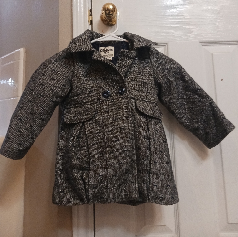 Little girl jacket with hood